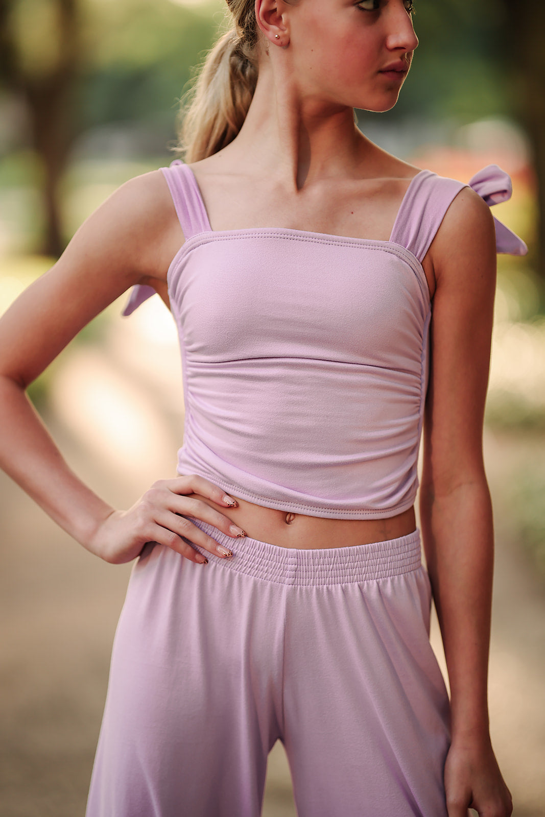 Carolina Bow Back top