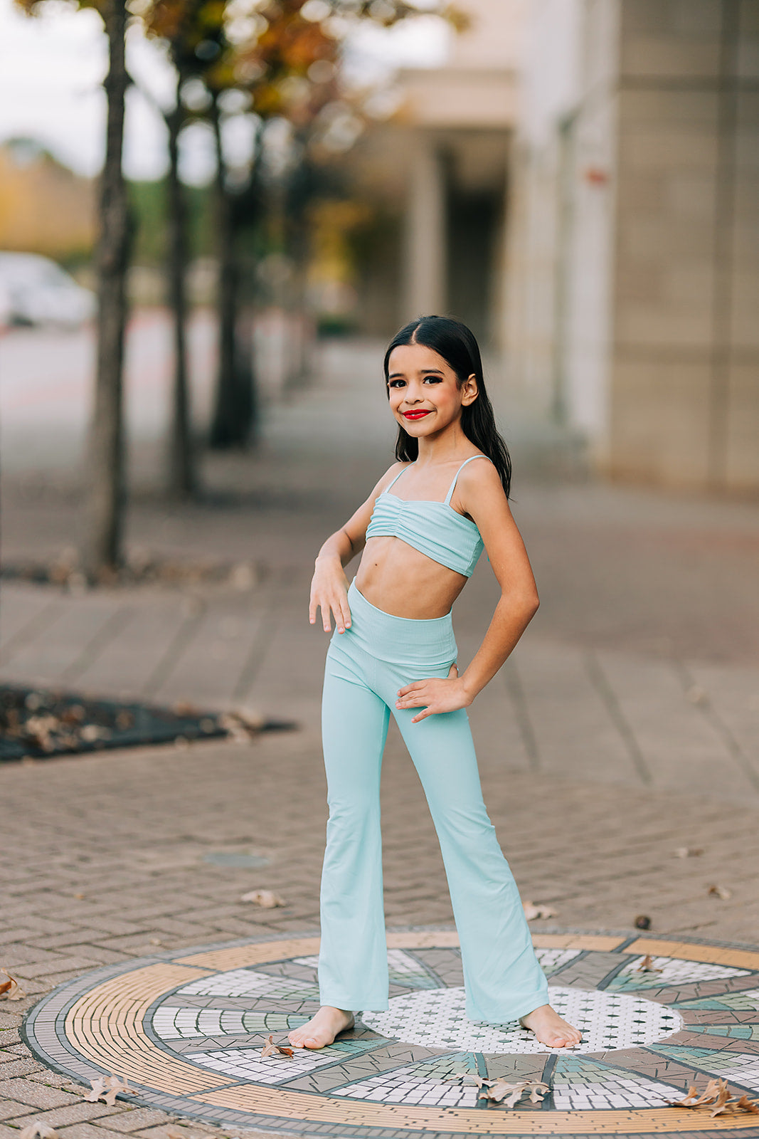 Ribbed Flare Pants