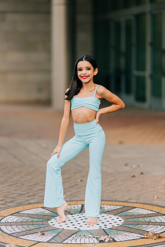Ribbed Flare Pants