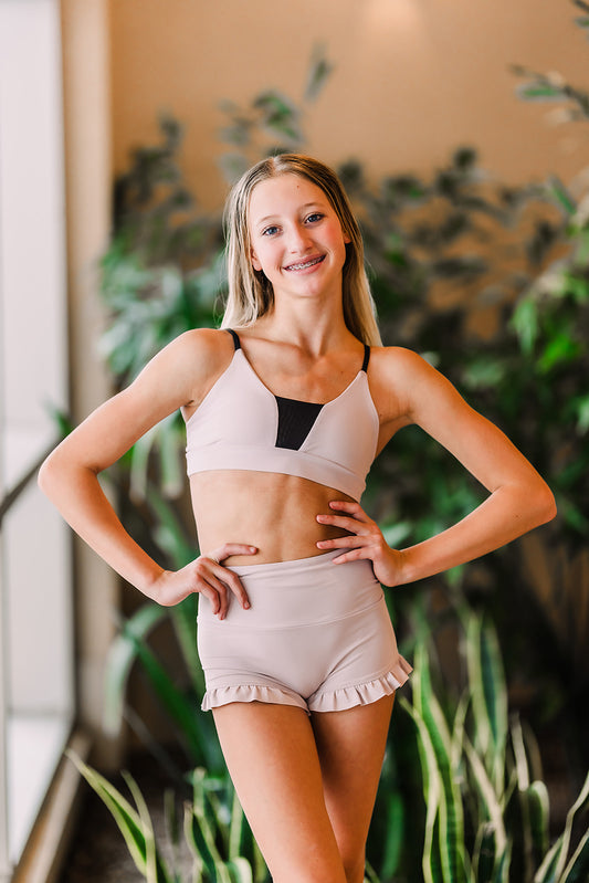 Lulu top with mesh
